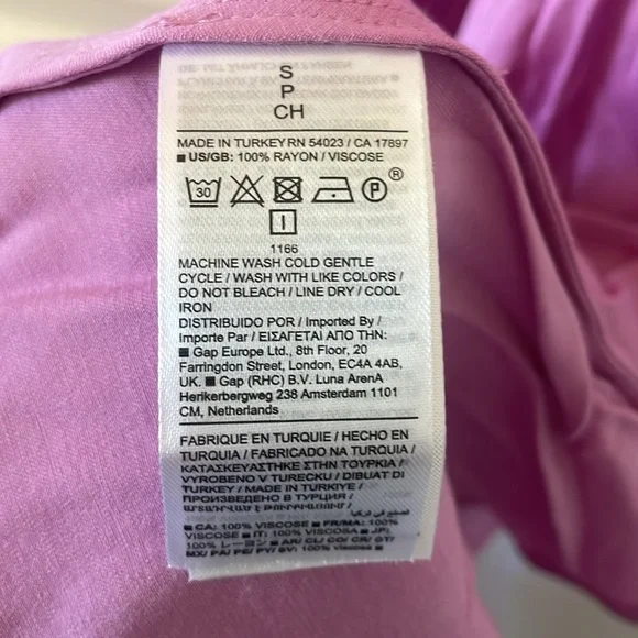 Banana Republic Jessie satin midi Slip dress Small NWOT sexy Classy Pink dress - Picture 9 of 9